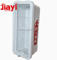 Armoire pour enrouleur de tuyau d'incendie, armoire pour extincteur rouge et blanc, armoire pour extincteur personnalisée - Boîtier en plastique 4kg-12kg
