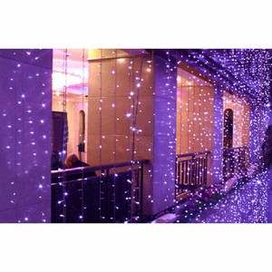 Cadena decorativa navideña <span class=keywords><strong>de</strong></span> venta al por mayor, guirnalda <span class=keywords><strong>de</strong></span> luces Led impermeables para cortina <span class=keywords><strong>de</strong></span> <span class=keywords><strong>cascada</strong></span> - Product Image 3