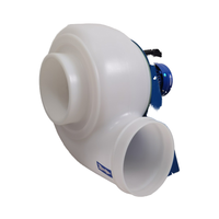 Ventilateur d'extraction centrifuge de ventilation de l'escargot pp résistant chimique pour des capots de vapeur de laboratoire