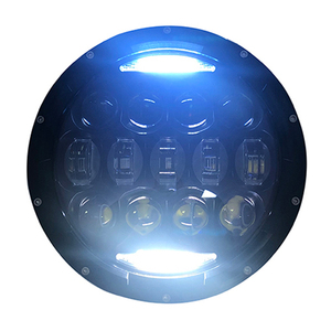 Offre Spéciale 10000 lumen 7 pouces rond H4 LED phare 130 w avec <span class=keywords><strong>Clignotant</strong></span> Ambre Pour Land Rover <span class=keywords><strong>Lada</strong></span> <span class=keywords><strong>Niva</strong></span> 4x4 hummer h1 h2 - Product Image 1
