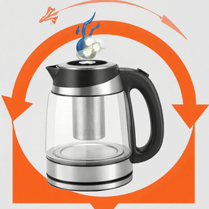 Best-Selling High Quality 1500W Glass <b>Electric</b> Kettle <b>Heater</b> 1.6-2.0L Capacity Automatic Shut-off <b>Portable</b> for Hotel Use - Product Image 3