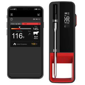 Bán buôn thép không gỉ thăm dò nhà bếp nướng BBQ Nhiệt kế kỹ thuật số dài phạm vi nhiệt độ <span class=keywords><strong>c</strong></span>ụ cho nấu nướng bít tết - Product Image 1