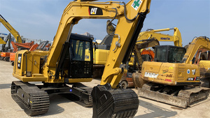 Mini-excavatrice hydraulique CAT 308E2 d'occasion 8 tonnes, multi-modes, pour l'entretien des canaux d'irrigation agricoles et la démolition de structures - Product Image 4