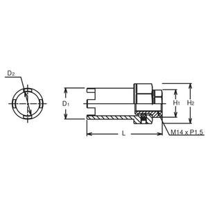Koken-SP4122-69 22มม. 1/2 ''HEX Lambda ซ็อกเก็ตลึก-EAN เครื่องยนต์ดีเซล4991644078080 - Product Image 2
