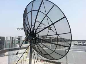 Antenne satellite à mât en aluminium de grande taille <span class=keywords><strong>3m</strong></span> 300cm 10 pieds, parabole en maille - Product Image 4