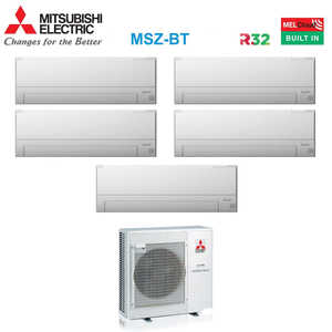 เครื่องแปลงกระแสไฟฟ้า Mitsubishi Electric Penta แบบแยก BT 7 + 7 + 7 + 9 + 9พร้อม MXZ-5F102VF R-32 Wi-Fi 70 - Product Image 2