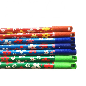 Productos de limpieza para fregonas Escoba Flor Boom Stick Palos De Escoba Magica PP Escoba Cubierta de PVC Mango De Eucalipto - Product Image 1