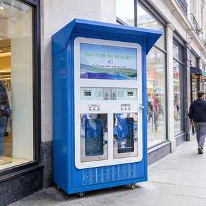 Distributeur d'eau à double sortie haute efficacité, kiosque pour deux personnes utilisant simultanément, station de remplissage rapide d'eau RO - Product Image 2