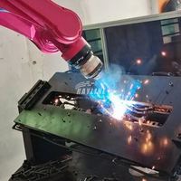 Bras de robot industriel, charge utile de 30 kg, pour le débavurage de métaux lourds, solution de rectification de surface pour atelier de forgeage, robot collaboratif