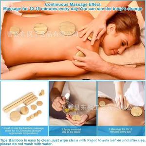 Ensemble de bâtons de massage en bois Goodtar pour le cou, les épaules, le dos et le corps entier, outil Gua Sha avec sac à cordon - Product Image 3