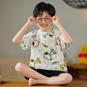 Enfants coton épais <span class=keywords><strong>hiver</strong></span> vêtements de nuit ensembles garçon à manches longues sous-vêtements bébé pour 3-8 ans sous-vêtements filles enfants pyjamas personnalisés - Product Image 4