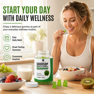 Gummies de corossol (<span class=keywords><strong>Graviola</strong></span>) <span class=keywords><strong>Amazon</strong></span> les plus vendus : Soutien immunitaire – 60 gummies - Product Image 2