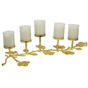 Bougeoir créatif en métal décoratif fini or pour accrocher et plancher à des fins décoratives - Product Image 3