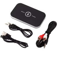 B6 Perangkat Audio Rumah Terlaris, Adaptor Bluetooth 5.0 Nirkabel Aux untuk Mobil, TV, PC, Pesawat, Penerima & Pengirim