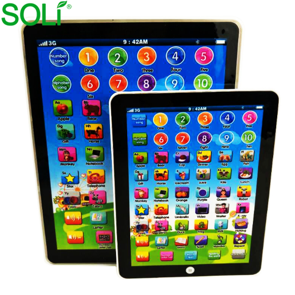 Популярная игрушка Amazon для раннего развития, подарок для чтения, умный планшет с сенсорным экраном, Обучающий планшет со светодиодной подсветкой для детей