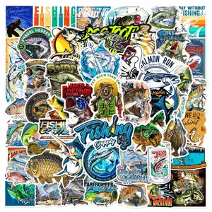 Wholesale fishing stickers For Easy Decorative Displays 
