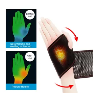 USB Electric <b>Wrist</b> Heated Hand <b>Warmer</b> Brace Wrap Self-Heating Compression Pain Relief Wristband Lighting Function for Outdoor - Product Image 6