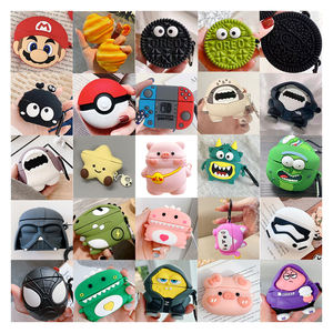 Niedliches Kawaii-Cartoon-Comic-Anime-Design Stoßfeste Vollschutz-Silikonhülle für AirPods Pro 2 (<span class=keywords><strong>2.</strong></span> Generation) 2022 - Product Image 1