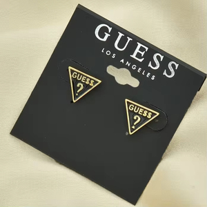 <span class=keywords><strong>Orecchini</strong></span> a Perno All'Ingrosso con Cuore e Punto Interrogativo in Cristallo Gioielli di Design di Marca alla Moda <span class=keywords><strong>Orecchini</strong></span> Lettera Guess a <span class=keywords><strong>Triangolo</strong></span> per Feste - Product Image 6