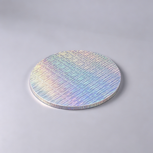 Plateau à gâteau rond jetable, support à dessert moderne, assiette en papier de qualité alimentaire, plateau à gâteau de 12 pouces - Product Image 2