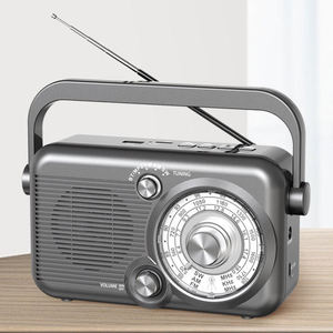 Retro Multi-Band Factory Retro 3-Band Radio AM FM SW Portable with BT Function <b>USB</b>-C Rechargeable Radio Vintage Style Outdoor - Product Image 4