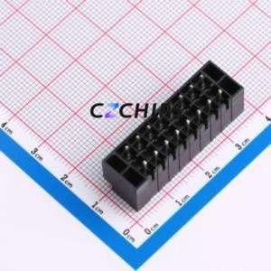 JL15EDGVHCM-35008B01 Plug-in Terminal Block Through hole,P=3.5mm Board-to-Board / Socket - Closed Screw Fixing 2x8P 3.5mm - Product Image 2