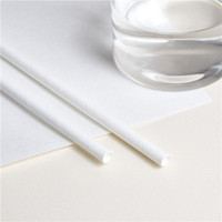 Usine de pâte à papier approvisionnement à bas prix tolérance à l'eau pâte de bois durable matière première paille à boire papier personnalisé