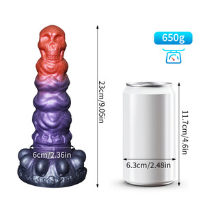 Tapón Anal Personalizado OEM para Hombres y Mujeres, de Silicona Líquida, con Forma de Calavera, Juguete Sexual para Masturbación Masculina - Product Image 4