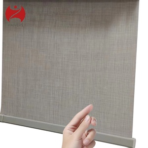 YUMA Built-In Polyester Plain Blackout Fabric Roller White Roller <strong>Blinds</strong> <strong>Window</strong> <strong>Door</strong> <strong>Blinds</strong> - Product Image 3