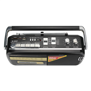Lecteur de cassettes rétro M-50BT, radio portable AM FM SW, enregistreur de cassettes, USB, TF, MP3, Bluetooth, audio, maison, extérieur - Product Image 6
