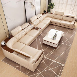 Sofá de cuero multifuncional personalizado moderno, muebles de sala de estar, juego de <span class=keywords><strong>sofás</strong></span> - Product Image 3