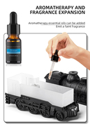 Nouveau Diffuseur d'aromathérapie ultrasonique à effet vapeur de vapeur d'eau, Humidificateur d'air à brume froide pour huiles essentielles avec veilleuse pour la maison