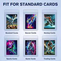 Vente flash - Porte-cartes semi-rigides en PVC pour les sports/TCG/Pokémon, porte-cartes de collection semi-rigides ultra transparents