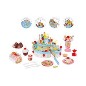 Nuevo Juguete de Cocina de Simulación <span class=keywords><strong>con</strong></span> Pastel de Cumpleaños de Tres Pisos de Fresas DIY, Música y Luz, Ideal como Regalo de Cumpleaños para Niños - Product Image 2