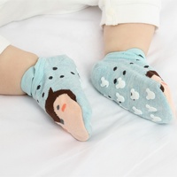 Chaussettes pour bébé personnalisées de haute qualité, bon marché et mignonnes, en coton biologique, chaussettes pour bébé fille, chaussettes pour bébé, chaussettes de sol pour tout-petits, dessin animé