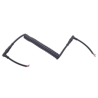 Connecteur d'alimentation étanche IP67 IP68 avec câble à 5 broches et écrou métallique à verrouillage rapide, filetage M12