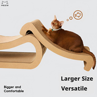 Griffoir modulaire en forme de 8 pour chat, en carton ondulé haute densité, lit-niche multi-niveaux pour chat, mignon, pour plusieurs chats, 80 cm
