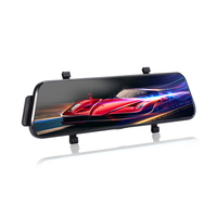 Caméra HD à double objectif, 10 pouces, mise à niveau, écran tactile, enregistreur de voiture, DVR, miroir, offre spéciale,