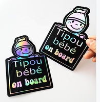 Etiquetas de Vinilo Holográficas Personalizadas con Logotipo Brillante, Impresas a Medida, con Corte Troquelado, para Promoción en Supermercados