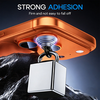 Étui de téléphone portable magnétique en TPU anti-empreintes digitales, verre trempé HD 9H de qualité AAA, sans bulles, personnalisé 3-en-1 pour 17 Pro