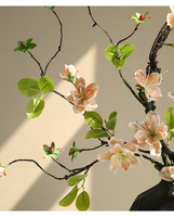 Y-059 Zijden Orchidee Kunstbloemen Verwelkte Takken Chinese Zen-stijl Hoge Simulatie Geurende Ingang Decoratie Bloemstuk
