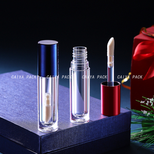 3.5ml空のリップグロスチューブセットクリスマス用ギフトボックス付き低MOQ包装化粧品リップオイル容器 - Product Image 4