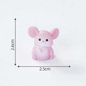 Miniature 3D in Resina Colorate Fai-da-Te, Tema <span class=keywords><strong>Animali</strong></span> e Amore, Dipinte a Mano, Personalizzabili, Decorazioni per Terrari, Giardini delle Fate, Giocattoli Micro - Product Image 6