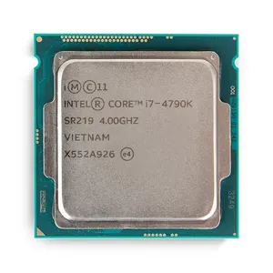 价格优惠i7-4790K i7 4790K 4GHz四核八线程中央处理器88W 8M LGA 1150测试100% 适用于英特尔酷睿