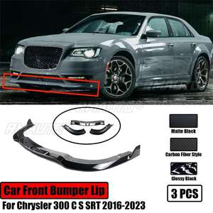 <b>For</b> Chrysler 300 C S SRT 2016-2023 <b>Car</b> Front Bumper Lip Splitter Spoiler <b>Diffuser</b> Protector 3PCS 2017 2018 2019 2020 2021 2022 - Product Image 1