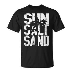 Camiseta Sun Salt Sand unisex con cuello redondo y manga corta para adultos, promocional - Product Image 1