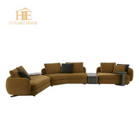 Furnitur Ruang Tamu Desain Baru Mewah Italia Meja Kopi Marmer Modern Set Meja Kopi Tengah Marmer Logam