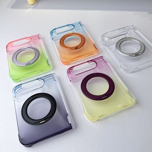 เคสโทรศัพท์แม่เหล็กใสไล่เฉดสีแบบขายส่งสำหรับ iPhone 18 Ultra พร้อม 360 °   แท่นวางโทรศัพท์พร้อมที่ชาร์จไร้สาย ฝาครอบแข็งป้องกันการกระแทก - Product Image 2
