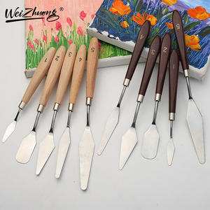 5 pièces <span class=keywords><strong>peinture</strong></span> transfrontalière grattoir Gouache <span class=keywords><strong>peinture</strong></span> Palette pelle <span class=keywords><strong>peinture</strong></span> à l'huile pointu Palette <span class=keywords><strong>couteau</strong></span> Art fournitures - Product Image 4