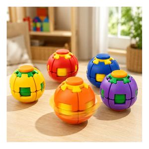 Portable Mechanical Gear Orb Stress Reducer Hand Spinner Toy Smooth Glide Office Student Gift Distribution <b>Pack</b> - Product Image 5